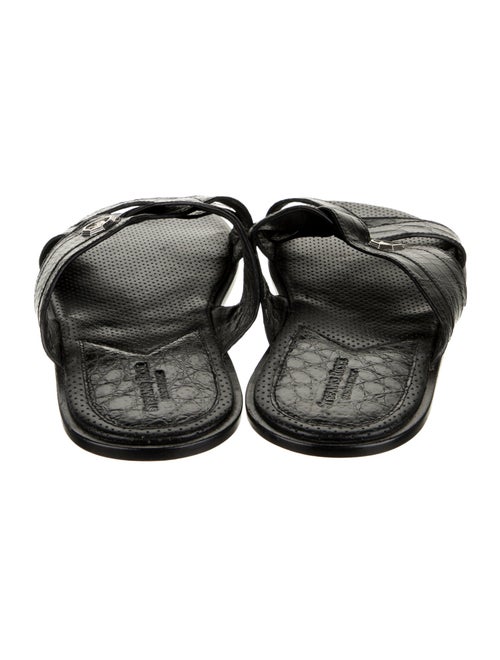 Stefano Ricci Leather Slides