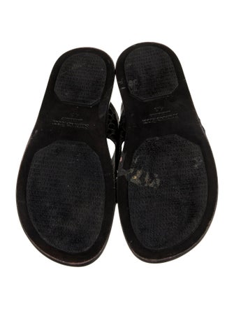 Stefano Ricci Leather Slides