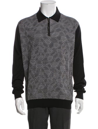 Stefano Ricci Silk Printed Polo Shirt