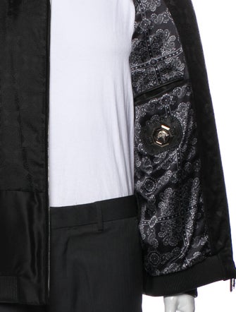 Stefano Ricci Silk Bomber Jacket