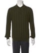 Stefano Ricci Cashmere Mock Neck Polo Sweater