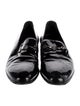 Stefano Ricci Patent Leather Chain-Link Accents Dress Loafers