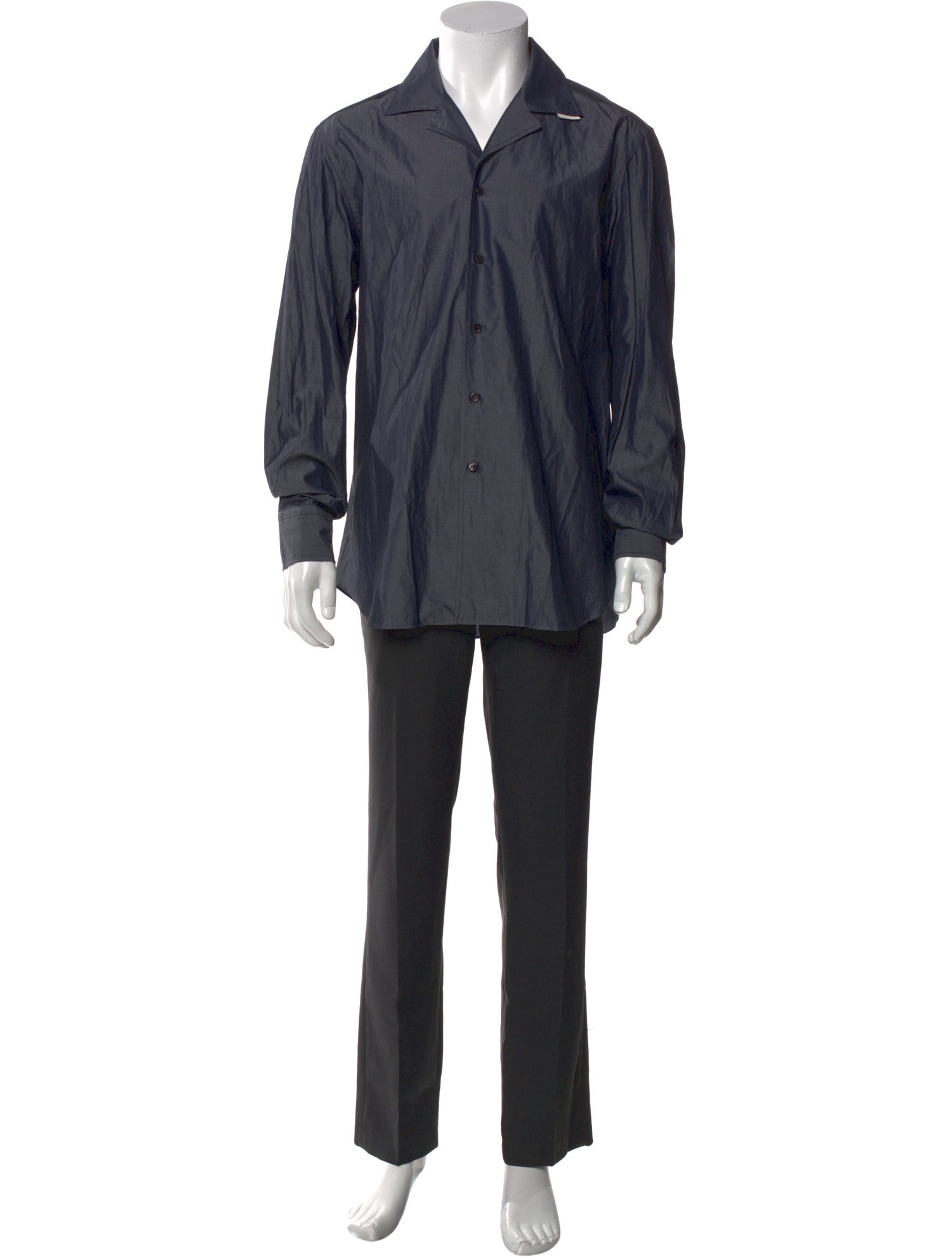 Stefano Ricci Striped Long Sleeve Dress Shirt