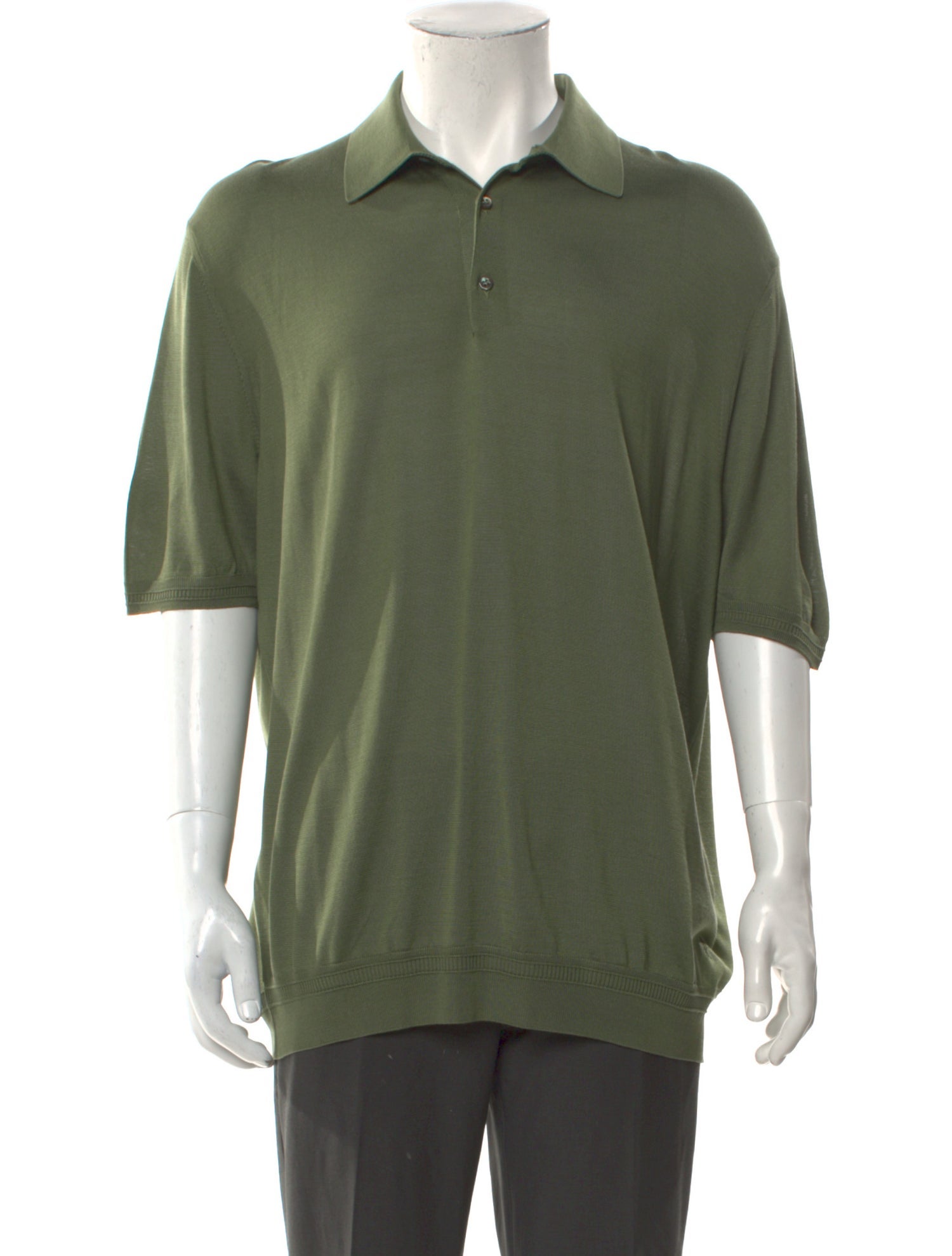 Stefano Ricci Silk Crew Neck Polo Shirt w/ Tags