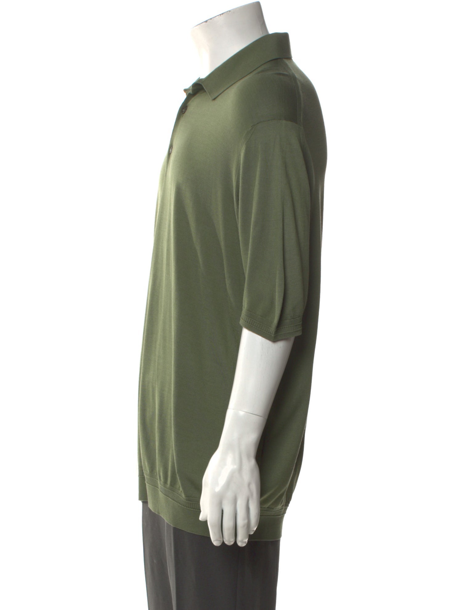 Stefano Ricci Silk Crew Neck Polo Shirt w/ Tags