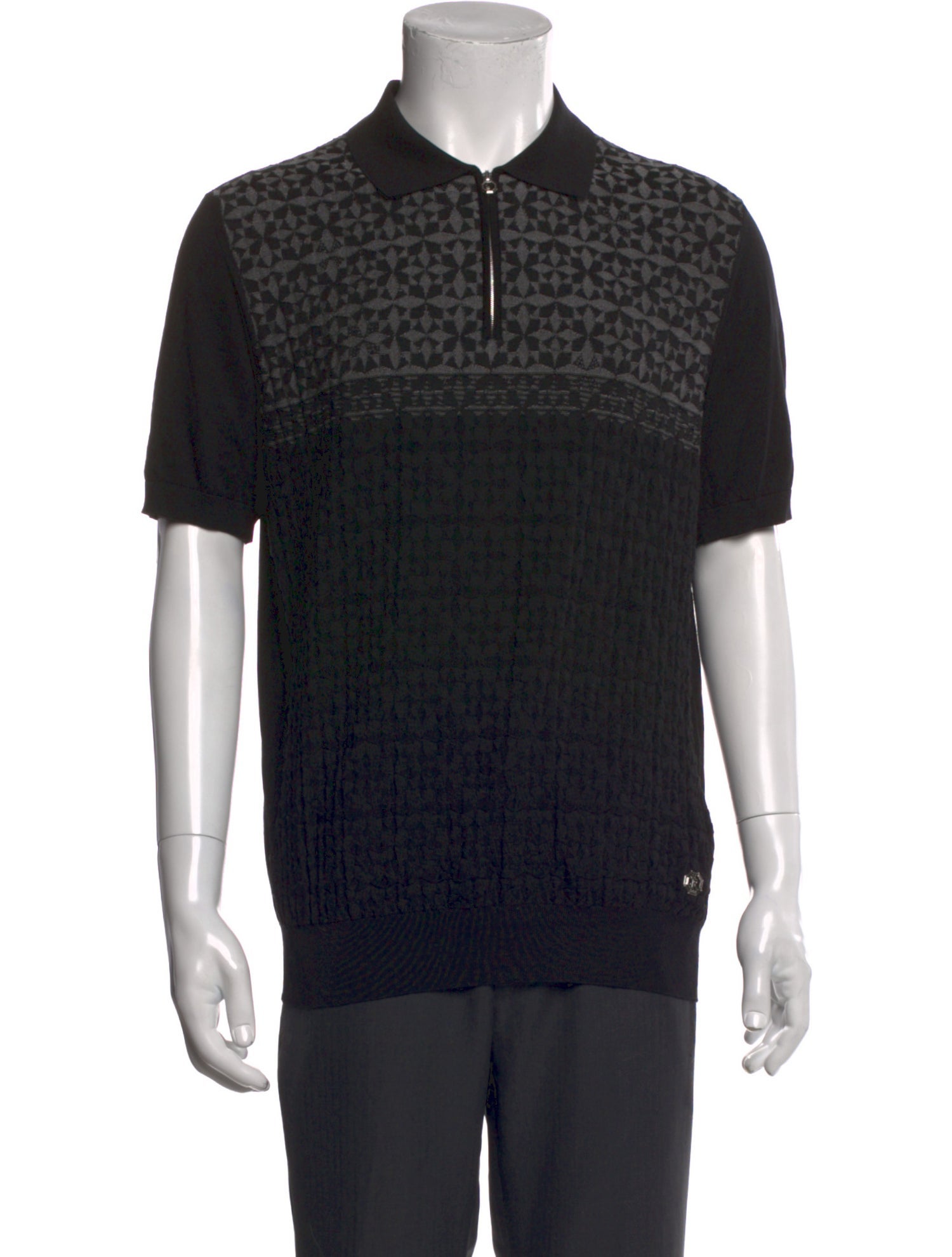 Stefano Ricci Silk Collar Polo Shirt