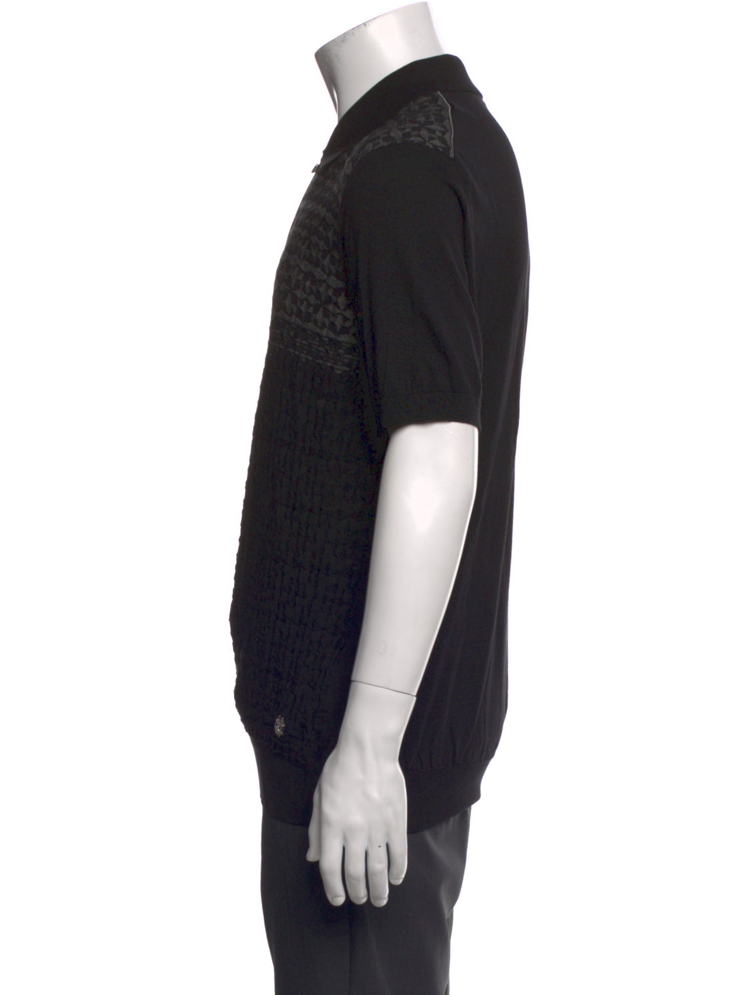 Stefano Ricci Silk Collar Polo Shirt