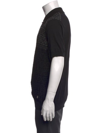 Stefano Ricci Silk Collar Polo Shirt