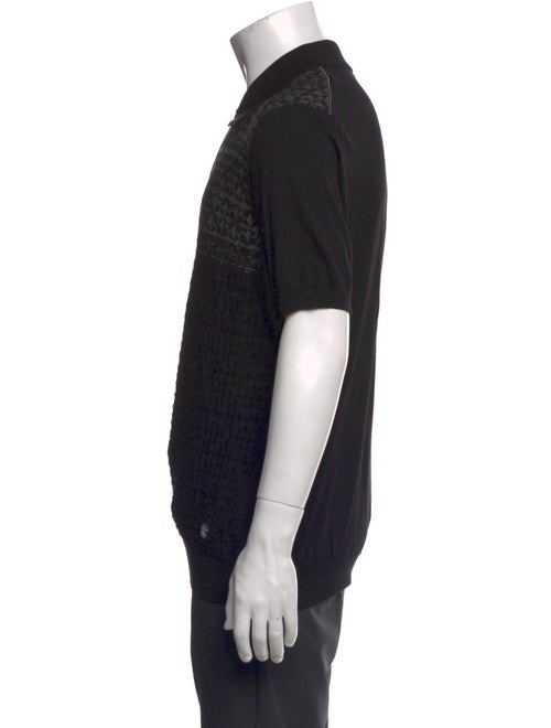 Stefano Ricci Silk Collar Polo Shirt