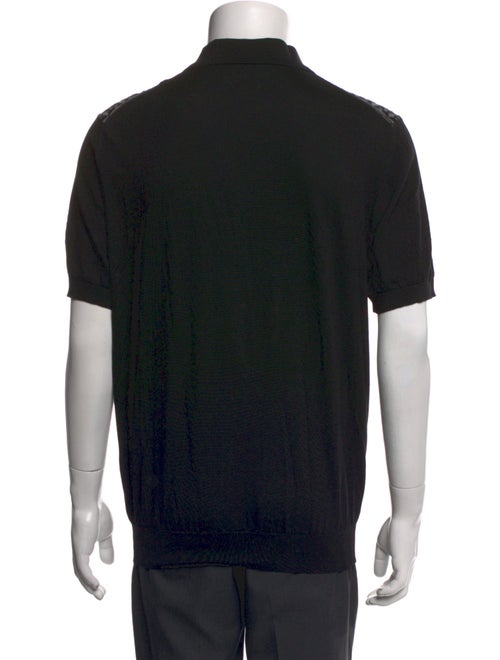 Stefano Ricci Silk Collar Polo Shirt