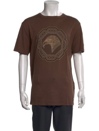 Stefano Ricci Graphic Print Crew Neck T-Shirt