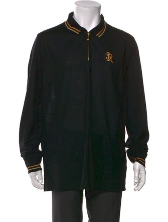 Stefano Ricci Wool Collar Polo Shirt