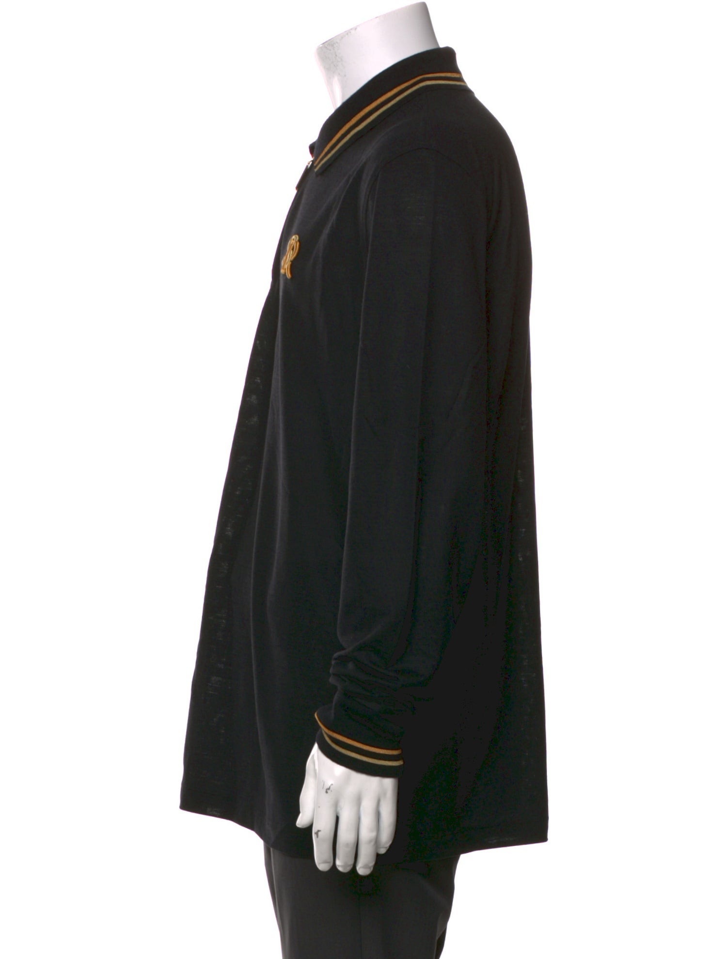 Stefano Ricci Wool Collar Polo Shirt