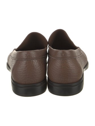 Stefano Ricci Leather Studded Accents Dress Loafers