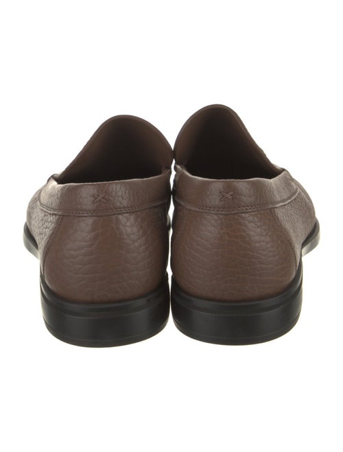 Stefano Ricci Leather Studded Accents Dress Loafers