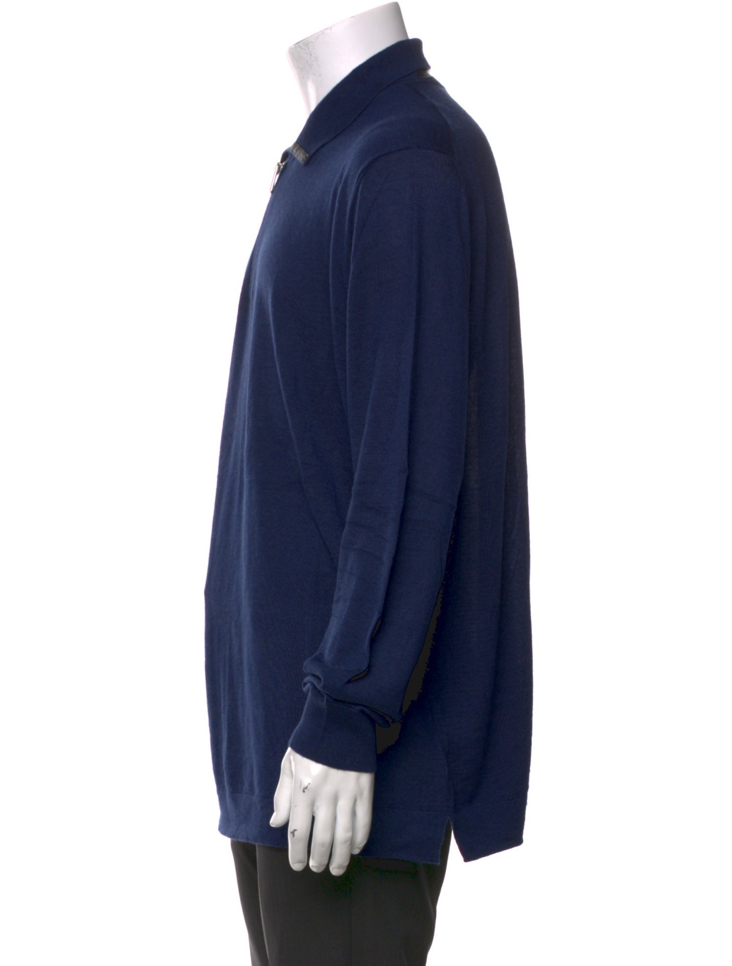 Stefano Ricci Cashmere Mock Neck Polo Sweater