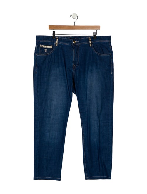 Stefano Ricci High-Rise Wide Leg Jeans