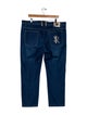 Stefano Ricci High-Rise Wide Leg Jeans