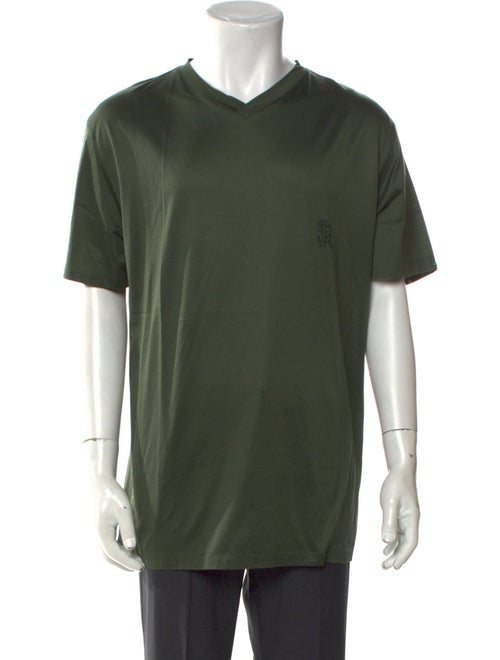 Stefano Ricci V-Neck Short Sleeve T-Shirt