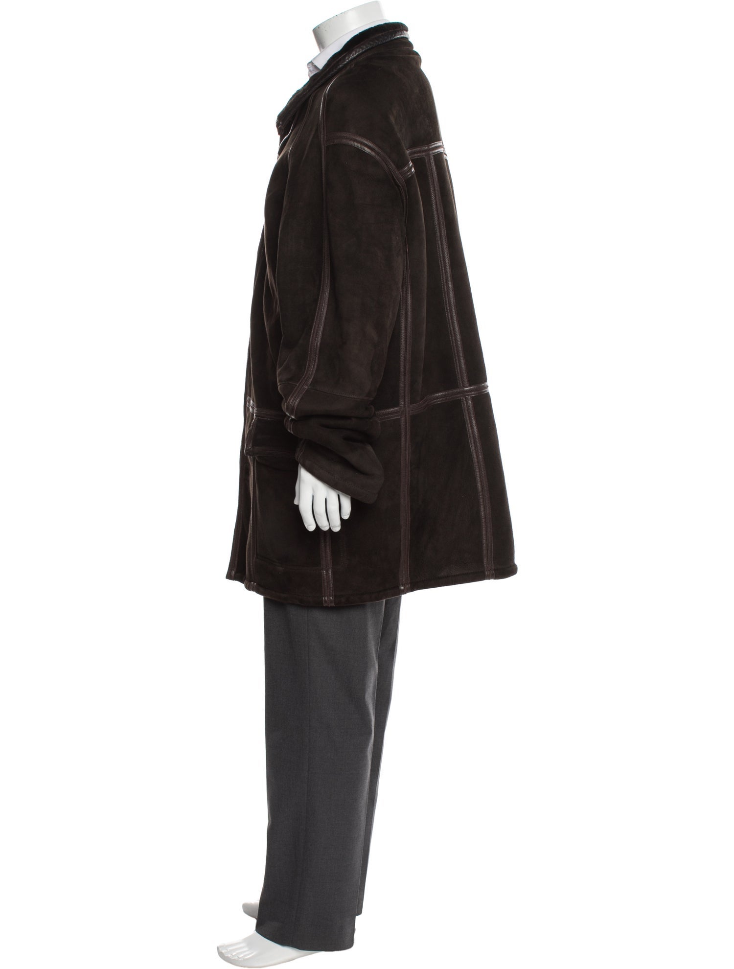 Stefano Ricci Leather Parka