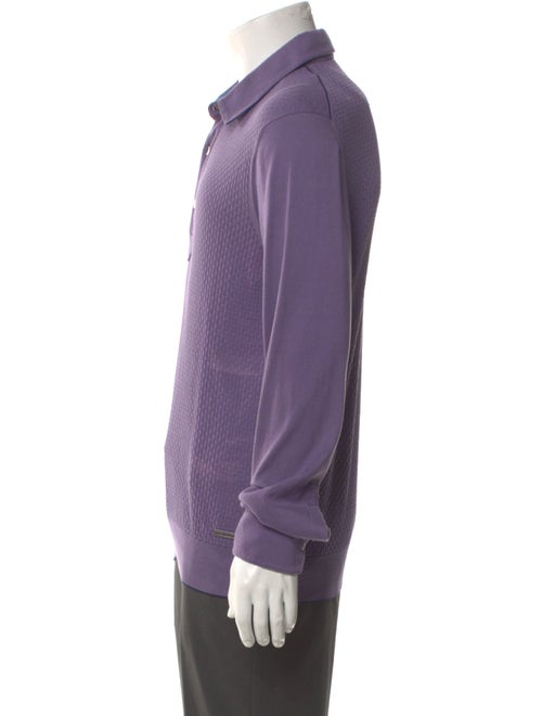 Stefano Ricci Crew Neck Long Sleeve Polo Shirt