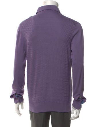 Stefano Ricci Crew Neck Long Sleeve Polo Shirt