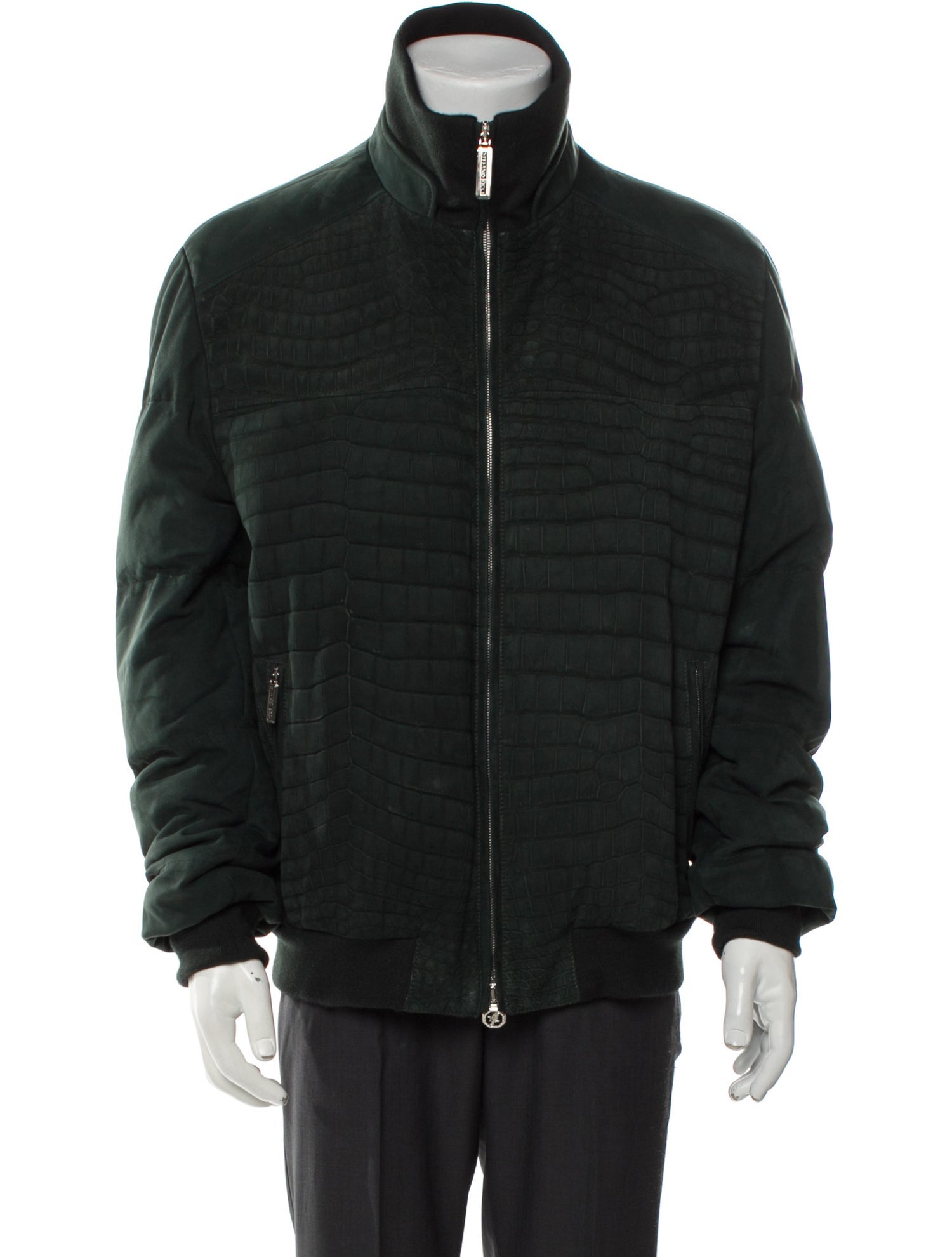 Stefano Ricci Lamb Leather Puffer Coat