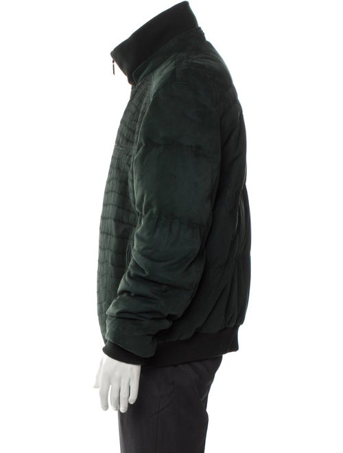 Stefano Ricci Lamb Leather Puffer Coat