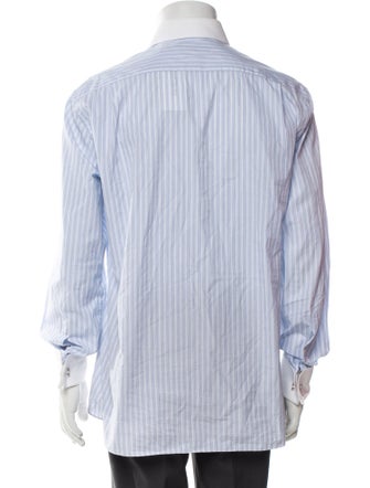 Stefano Ricci Striped Long Sleeve Dress Shirt