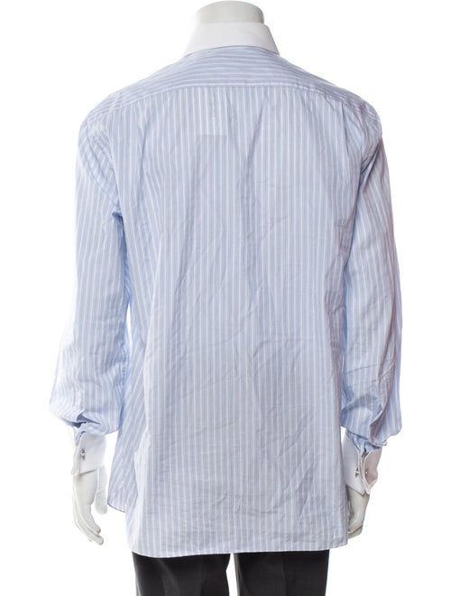 Stefano Ricci Striped Long Sleeve Dress Shirt