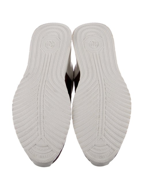 Stefano Ricci Leather Printed Sneakers