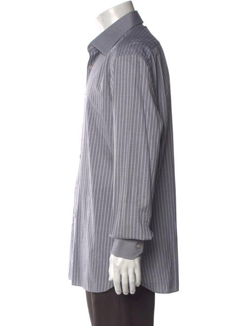 Stefano Ricci Striped Long Sleeve Dress Shirt