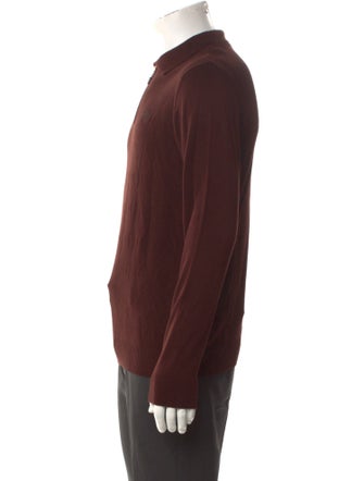 Stefano Ricci Collar Long Sleeve Polo Sweater