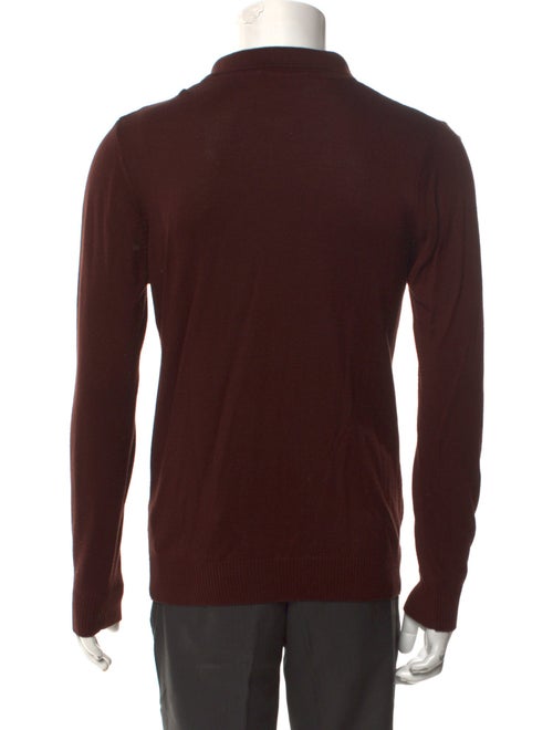 Stefano Ricci Collar Long Sleeve Polo Sweater
