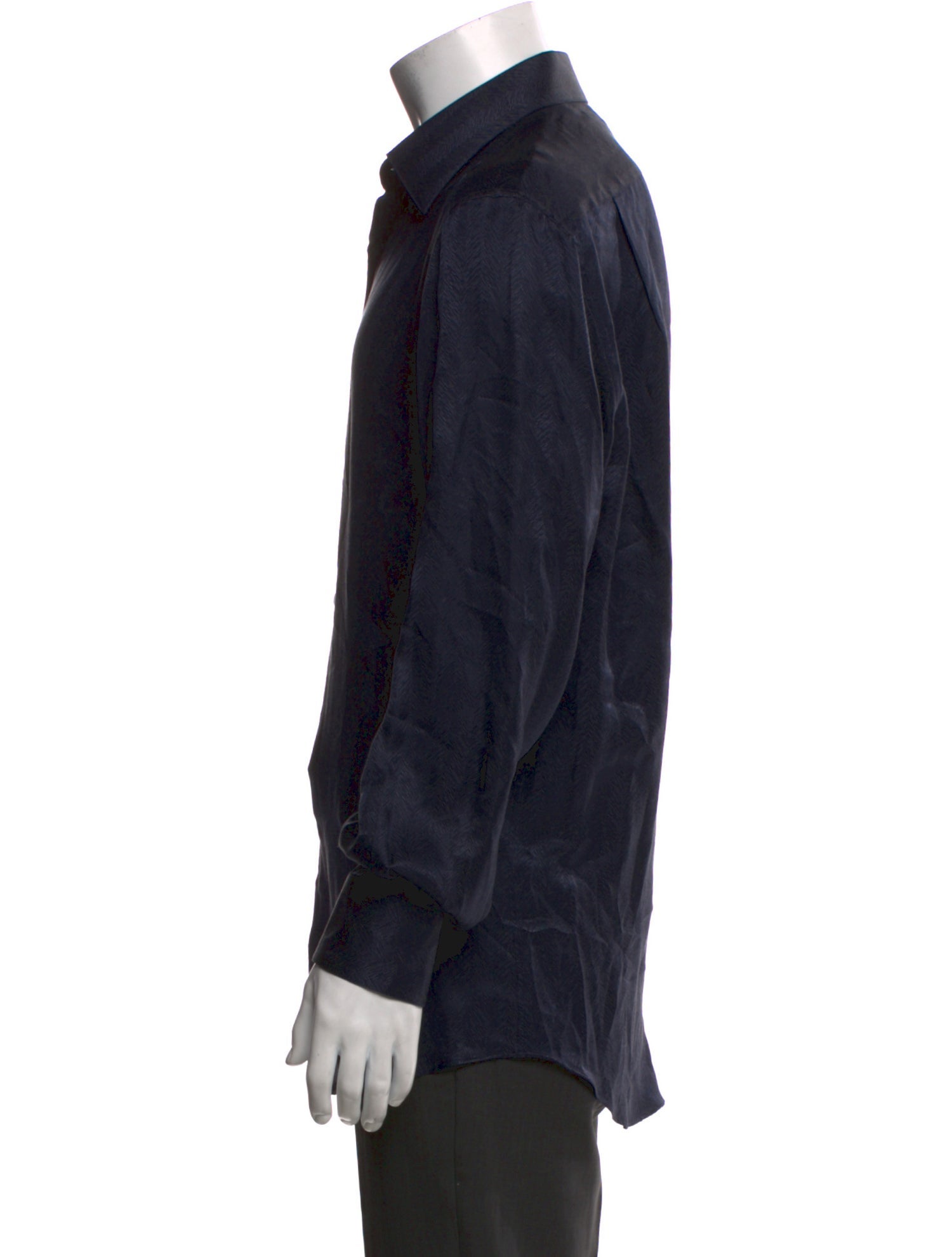 Stefano Ricci Silk Long Sleeve Dress Shirt