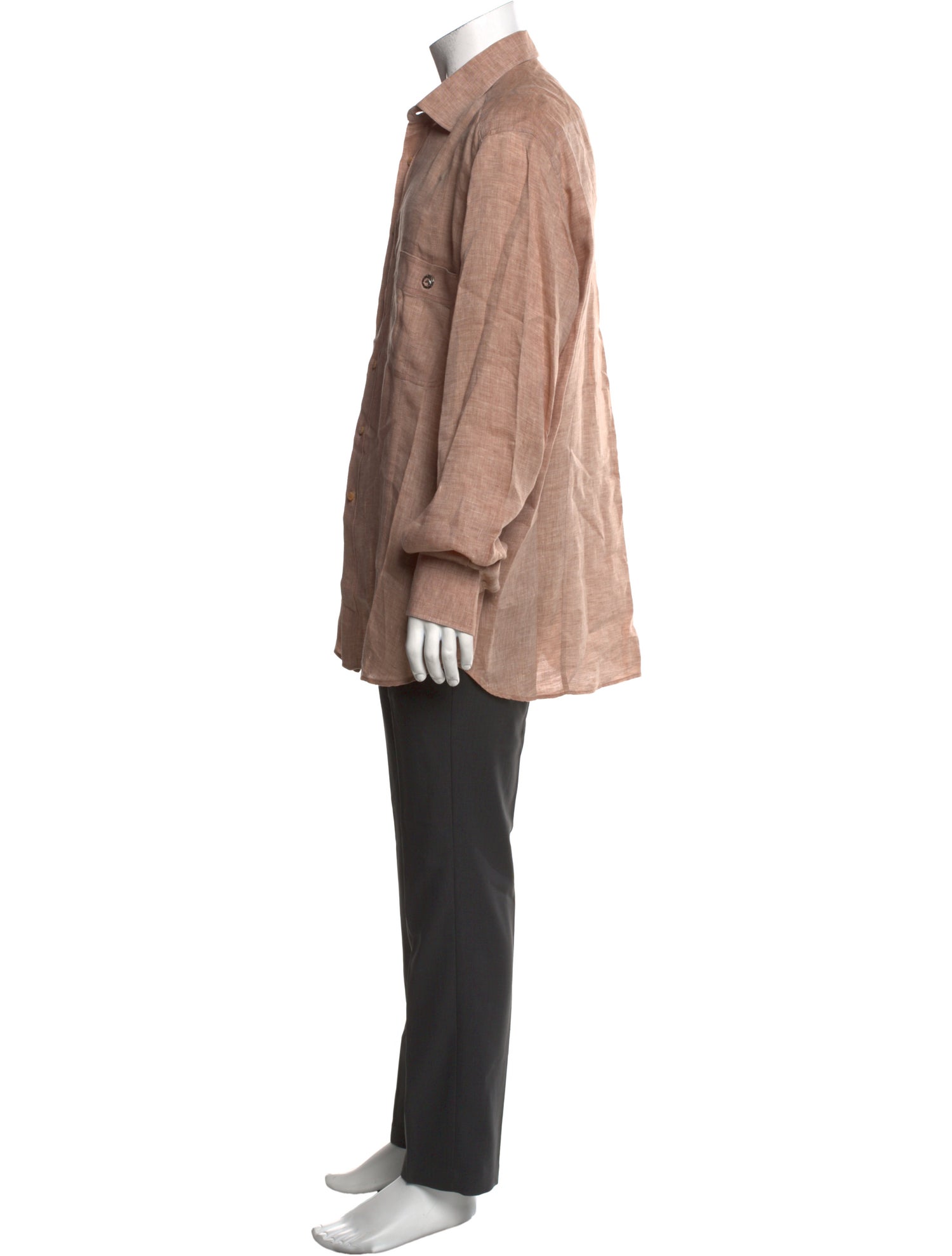 Stefano Ricci Linen Long Sleeve Shirt