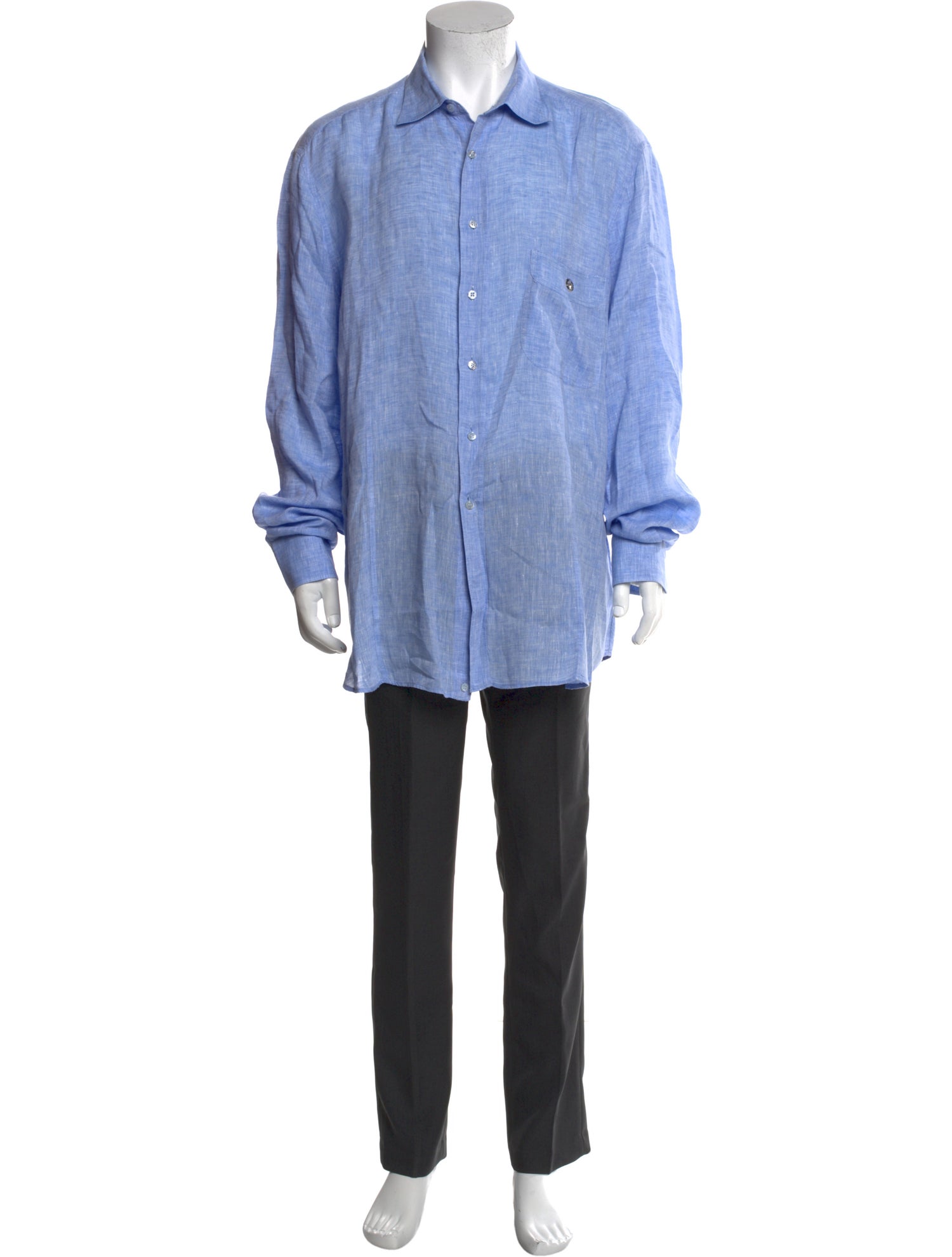 Stefano Ricci Linen Long Sleeve Shirt