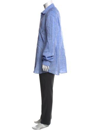 Stefano Ricci Linen Long Sleeve Shirt