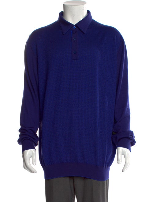 Stefano Ricci Cashmere Collar Polo Sweater