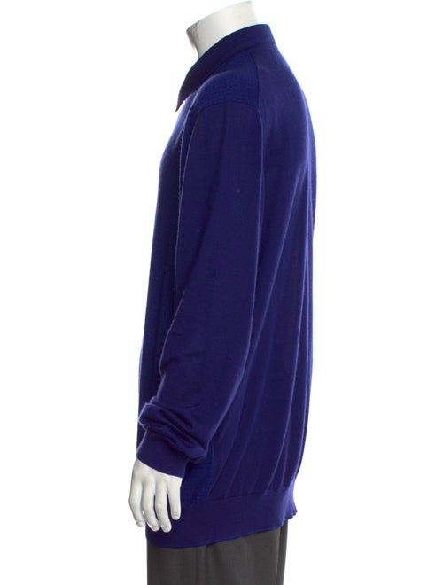 Stefano Ricci Cashmere Collar Polo Sweater