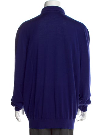 Stefano Ricci Cashmere Collar Polo Sweater