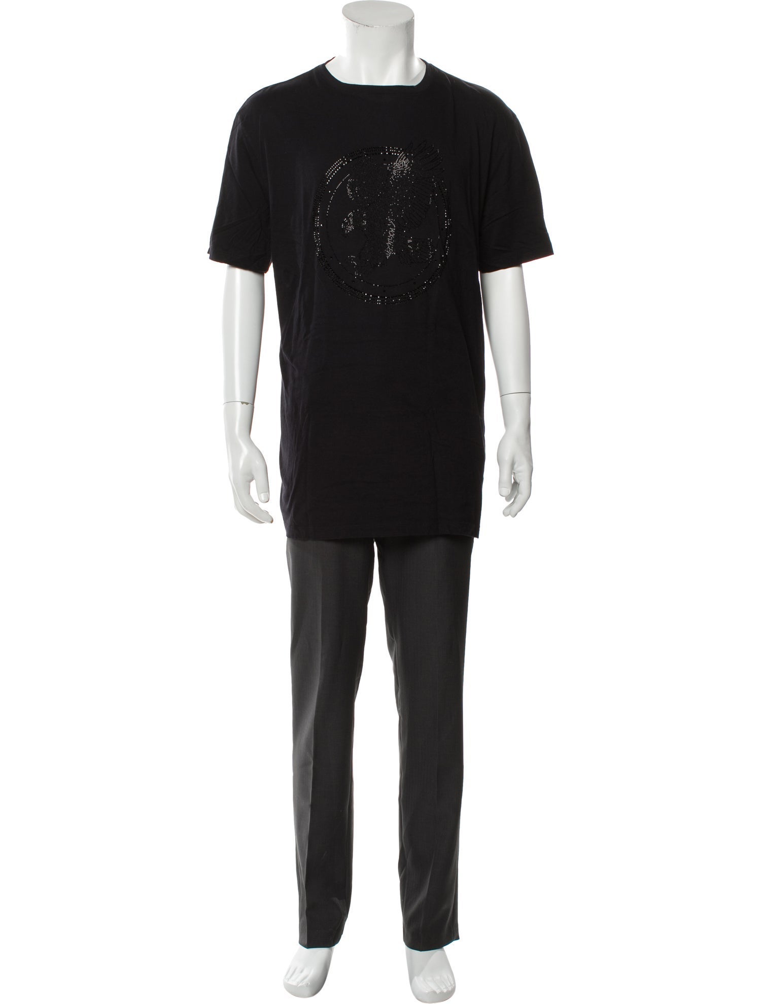 Stefano Ricci Graphic Print Crew Neck T-Shirt