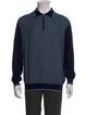 Stefano Ricci Cashmere Colorblock Pattern Polo Sweater