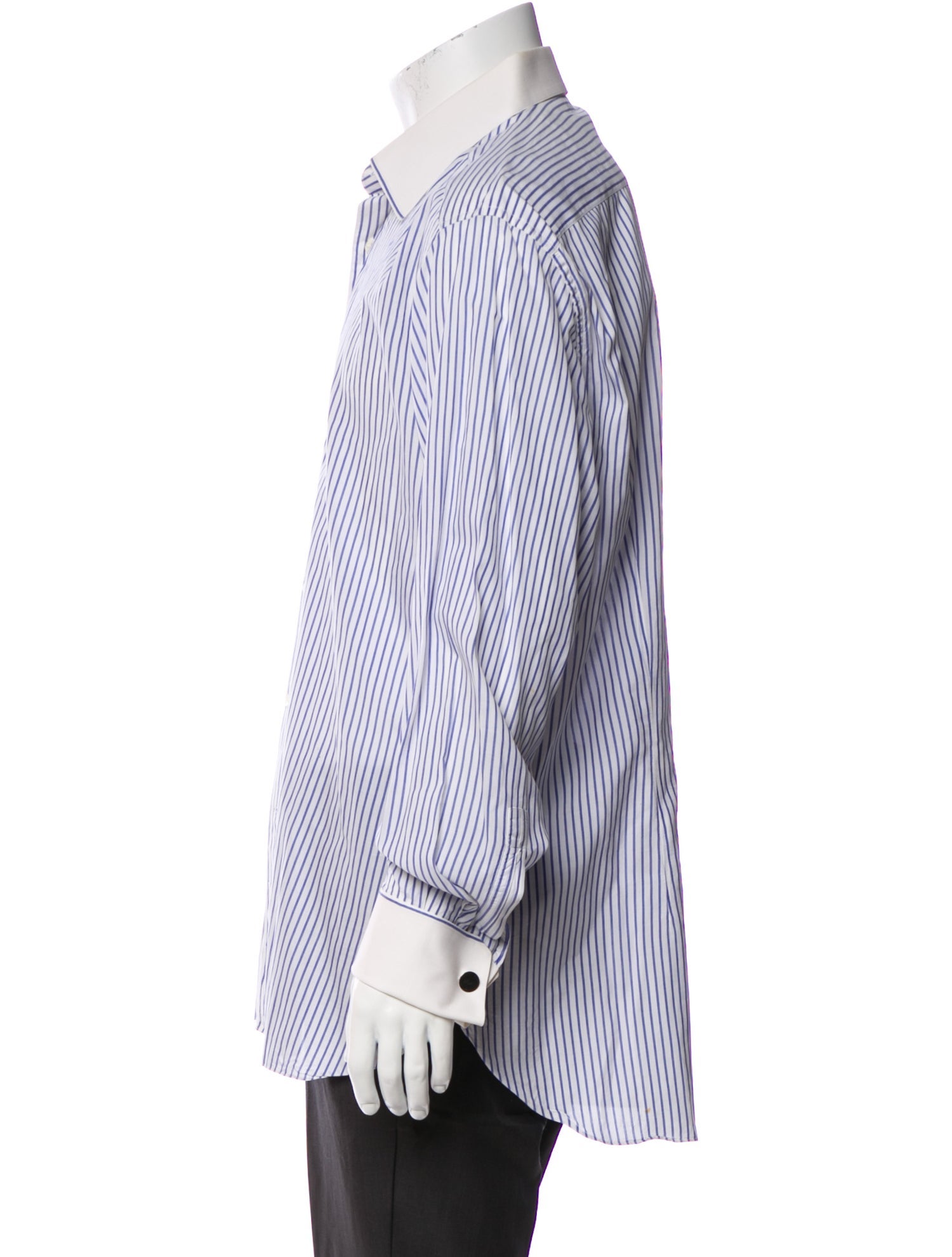 Stefano Ricci Striped Long Sleeve Dress Shirt