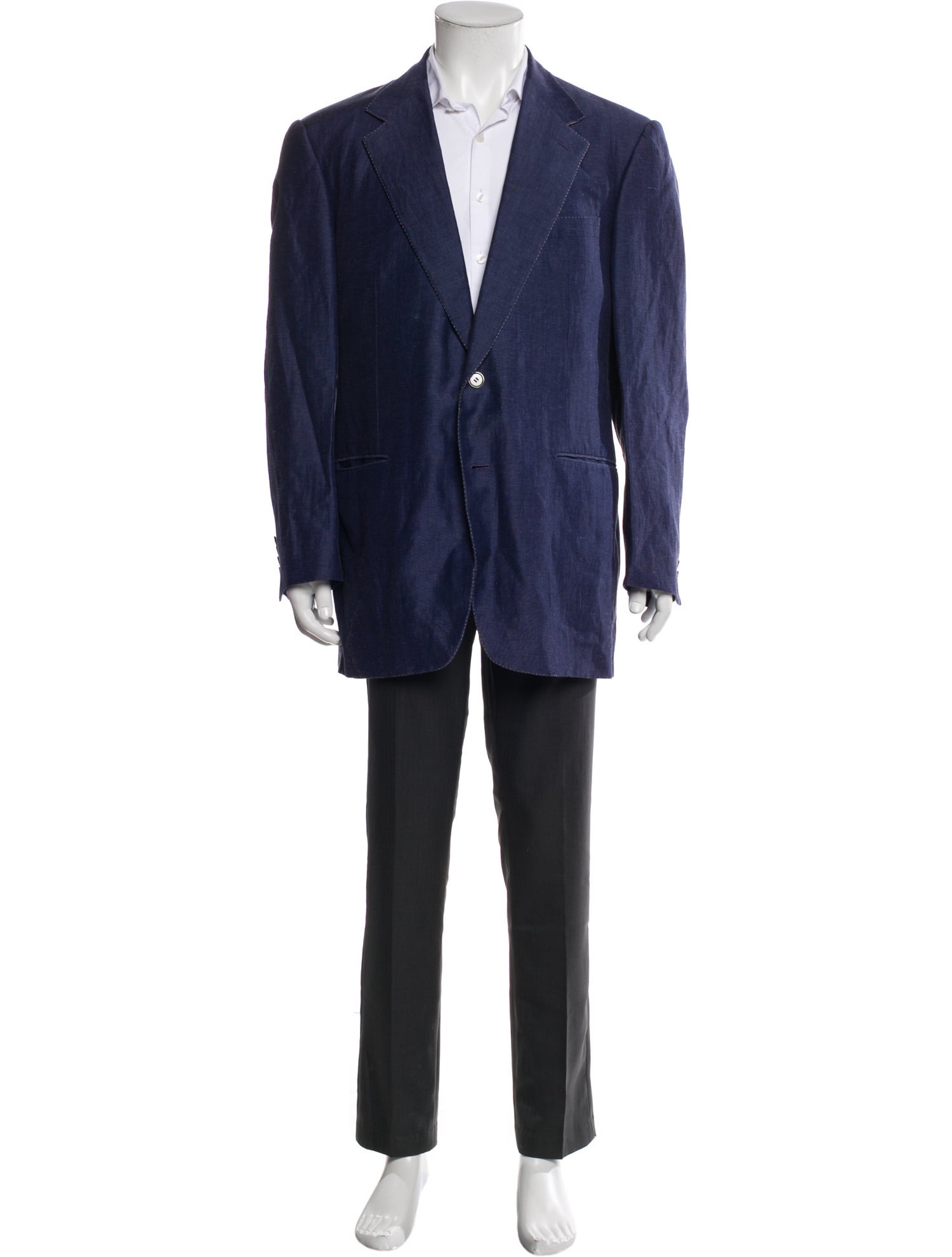 Stefano Ricci Solid Wool Blazer