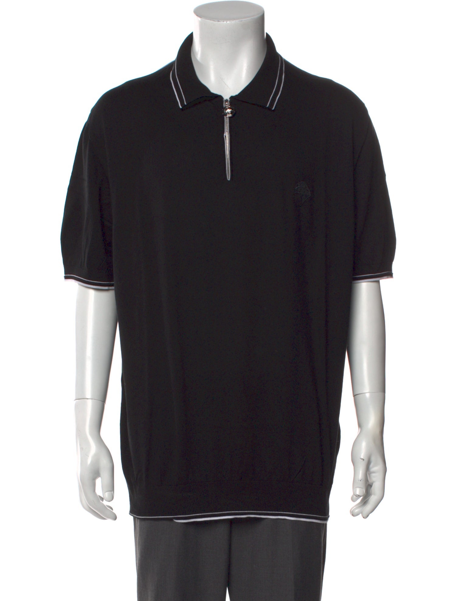 Stefano Ricci Collar Short Sleeve Polo Shirt