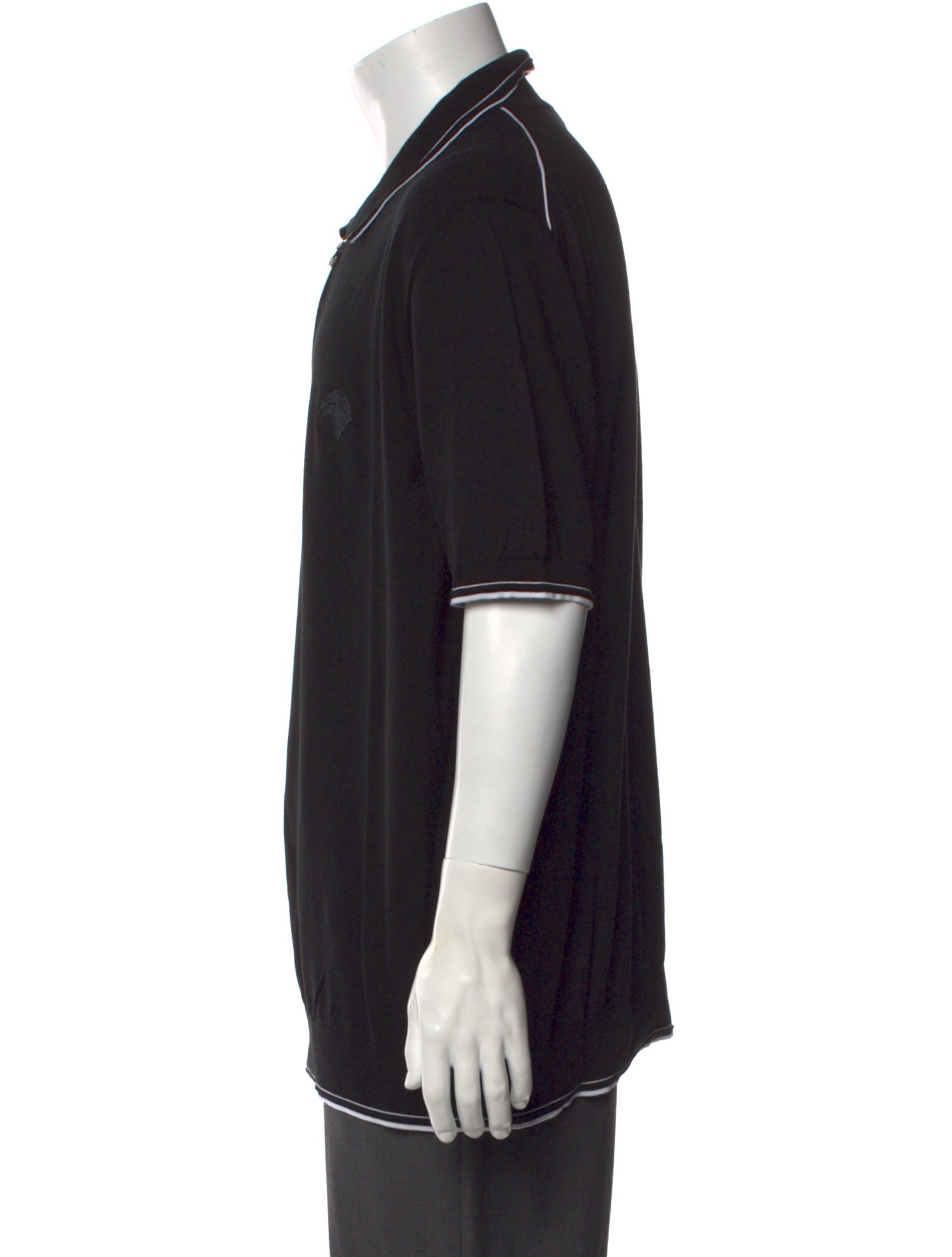 Stefano Ricci Collar Short Sleeve Polo Shirt