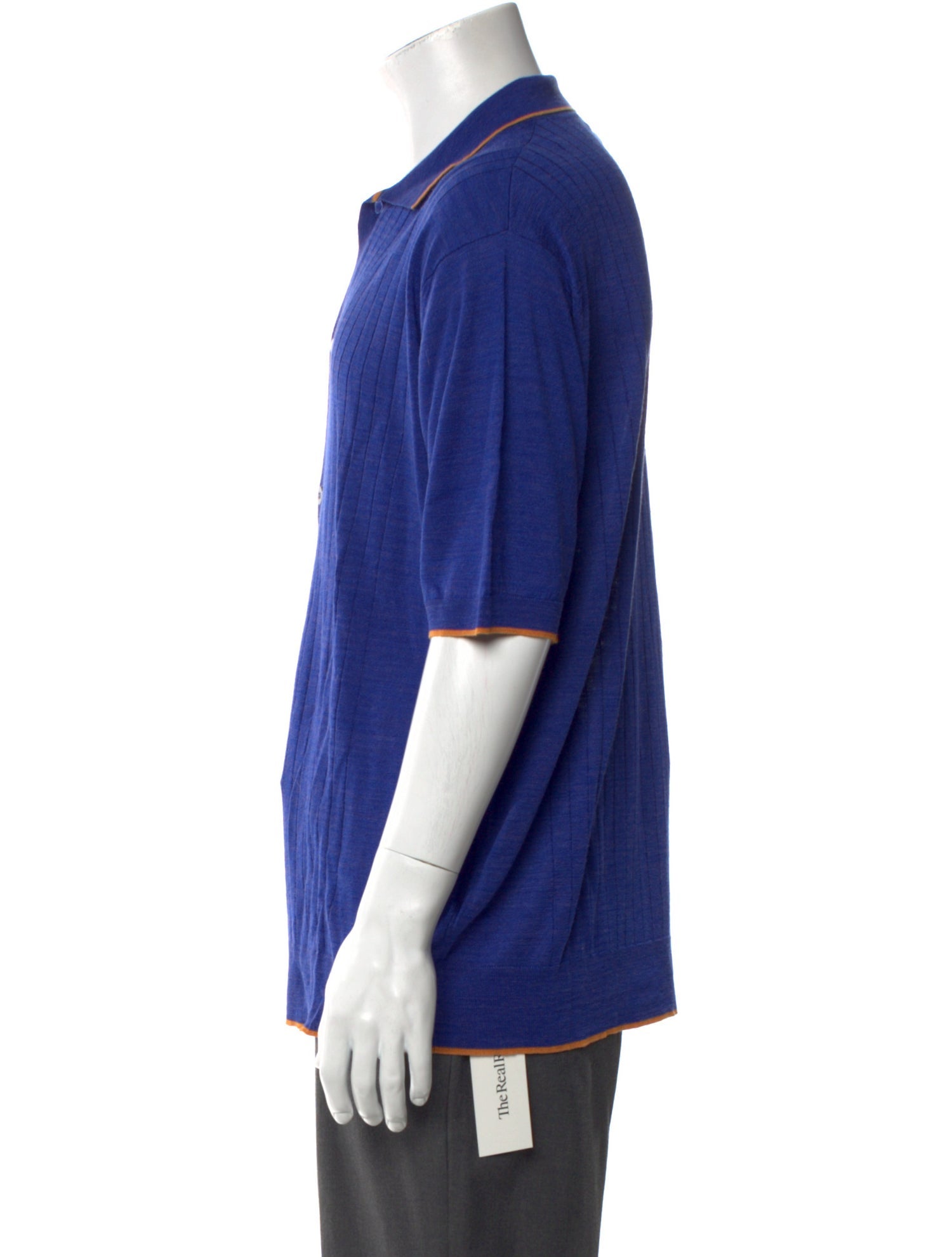 Stefano Ricci Silk Mock Neck Polo Sweater