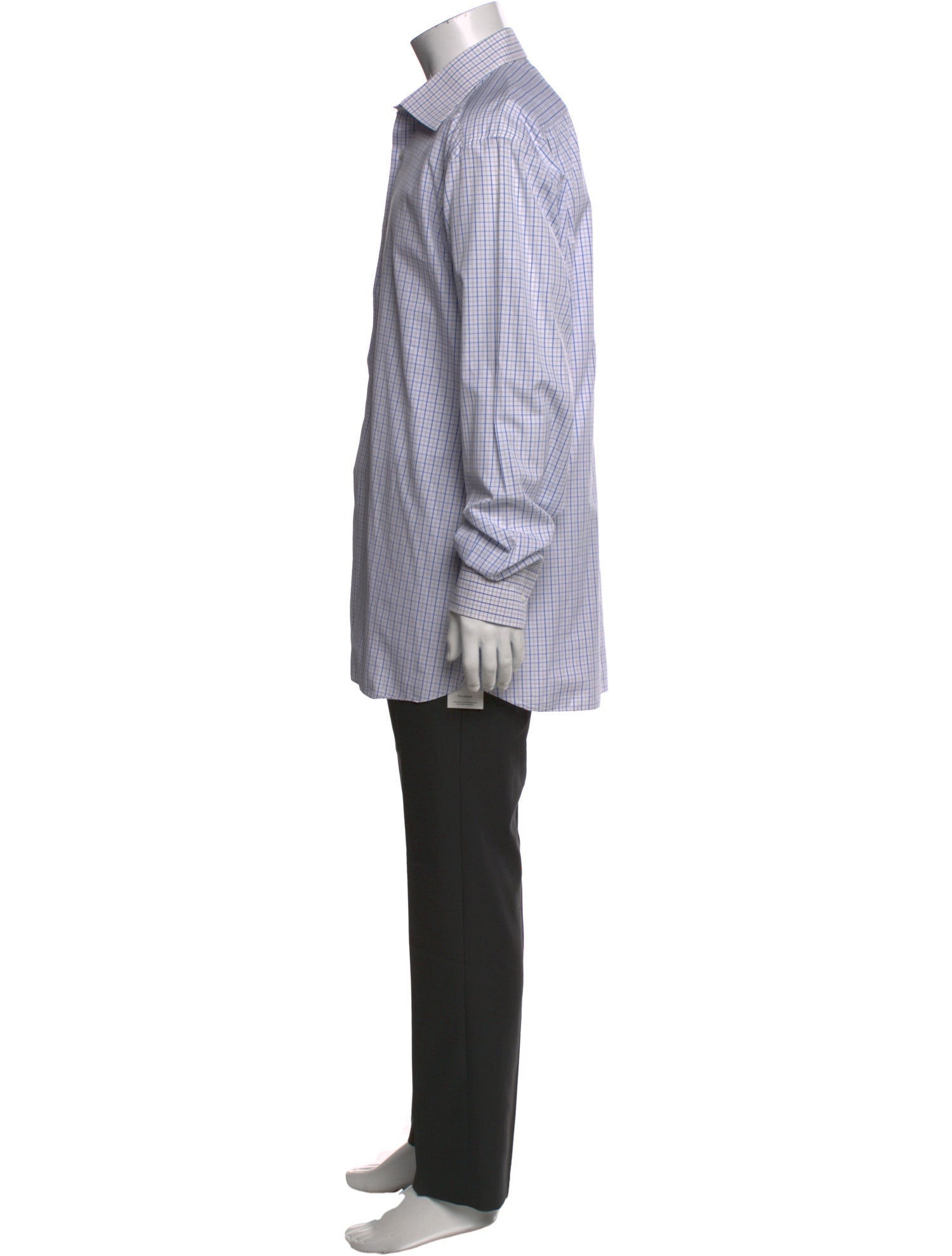 Stefano Ricci Plaid Print Long Sleeve Dress Shirt