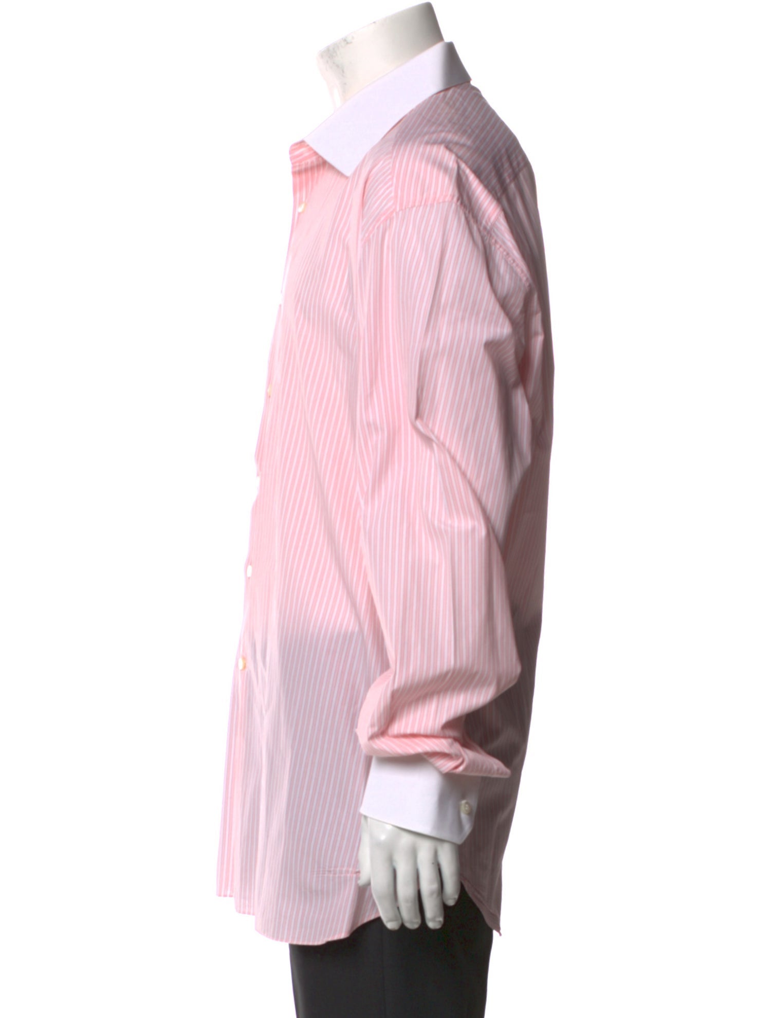 Stefano Ricci Striped Long Sleeve Dress Shirt